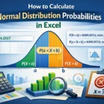featured image - calculate normal distribution probabilities in excel