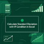 featured image - calculate standard deviation with if condition in excel