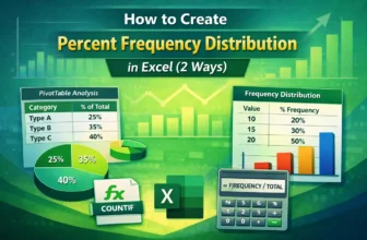 featured image - create percentage frequency distribution in excel