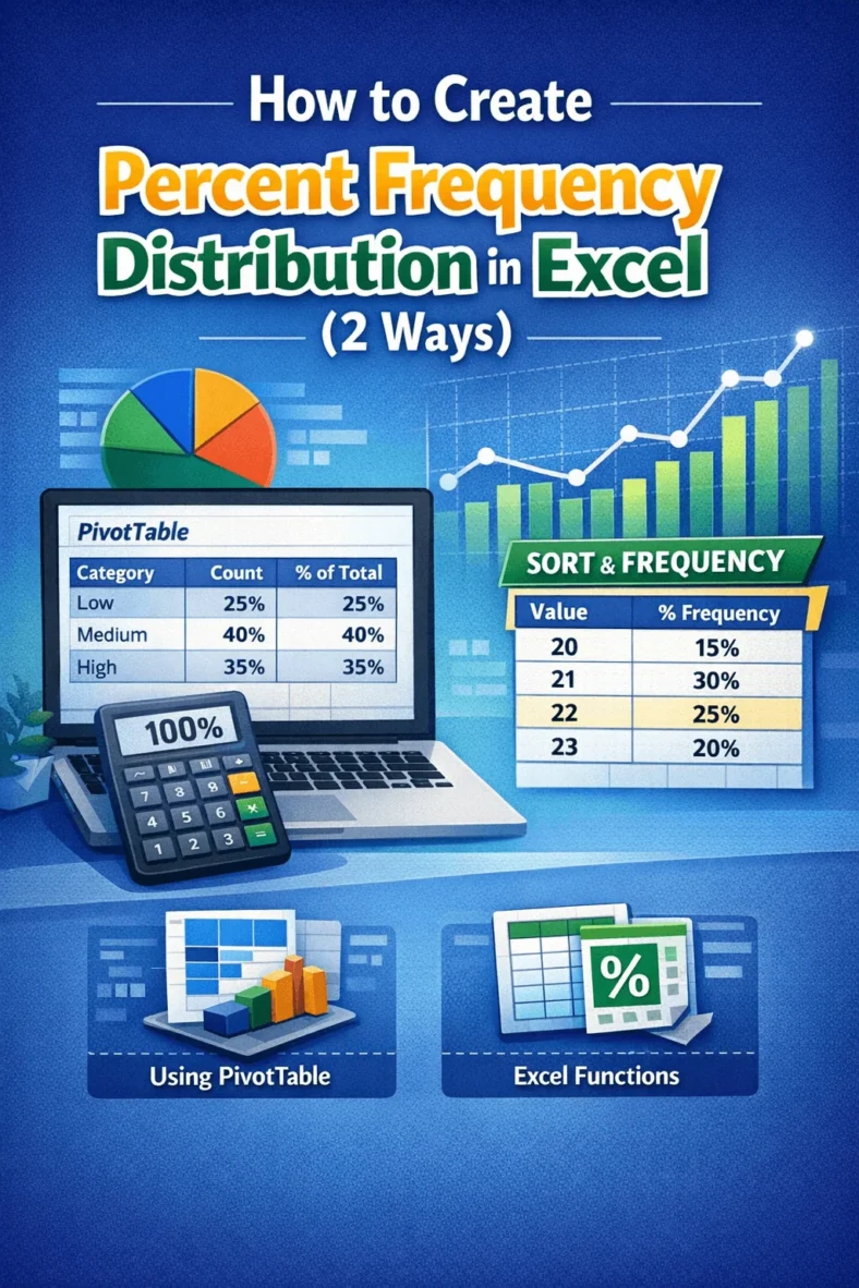 featured image - create percentage frequency distribution in excel