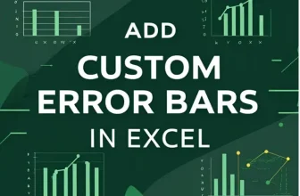featured image - how to add custom error bars in excel