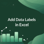 featured image - how to add data labels in excel