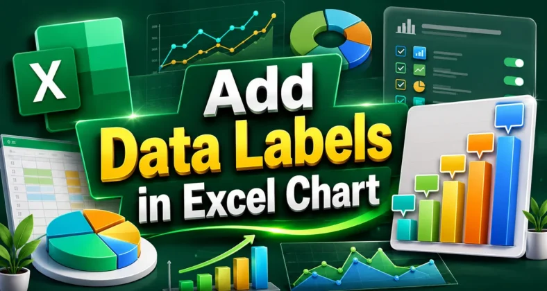 featured image - how to add data labels in excel