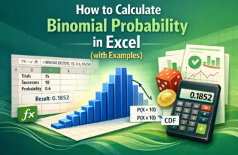featured image - how to calculate binomial probability in excel