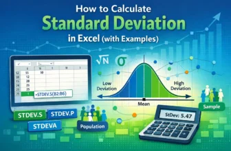 featured image - how to calculate standard deviation in excel