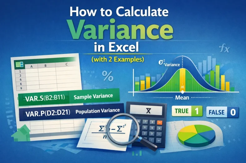 featured image - how to calculate variance in excel