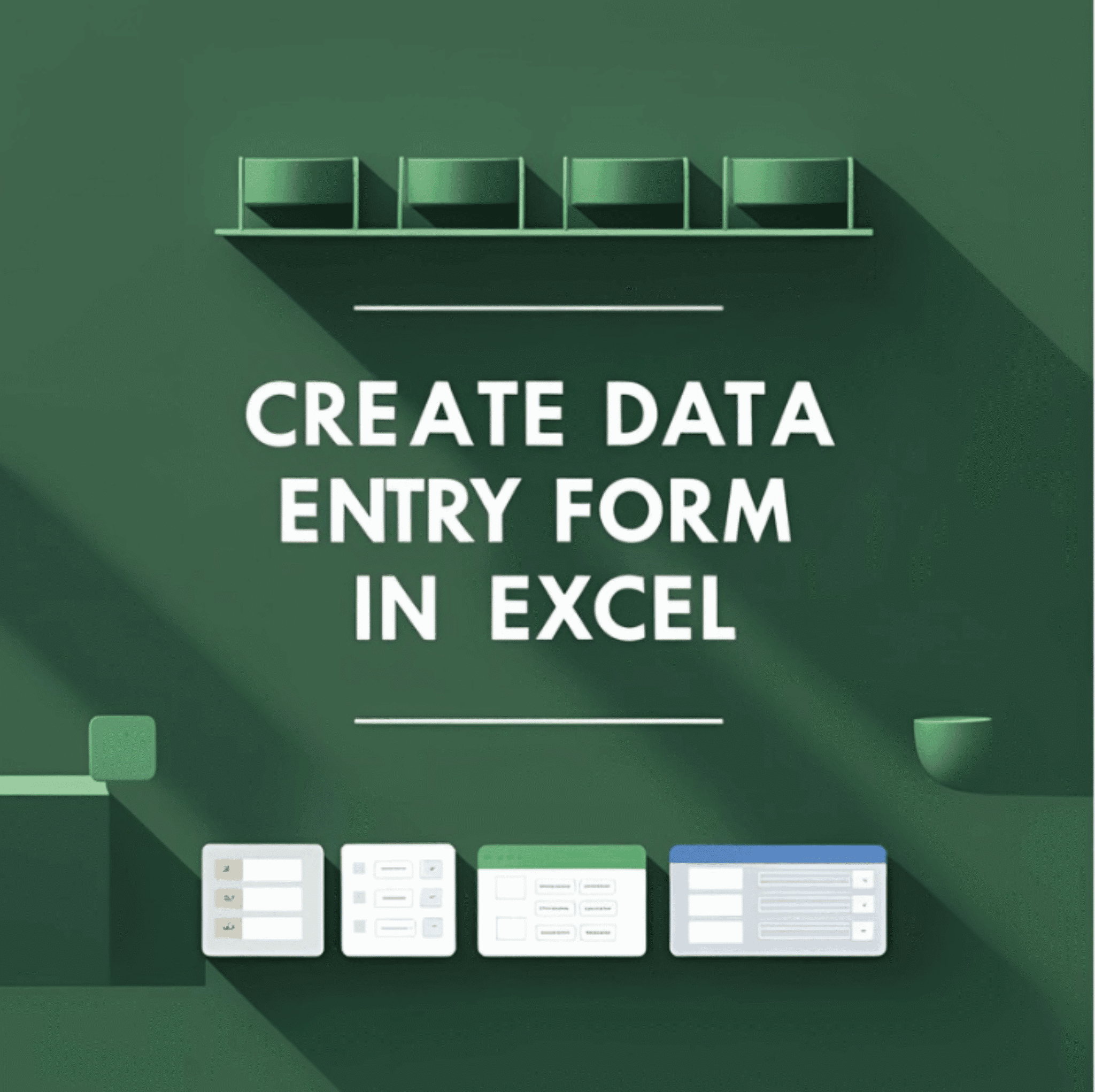 How to Create Data Entry Form with Drop Down List in Excel - Excel Insider