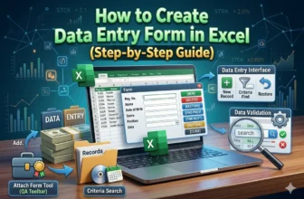 featured image - how to create a data entry form in excel