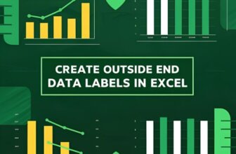 featured image - how to create outside end data labels in excel