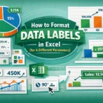 featured image - how to format data labels in excel
