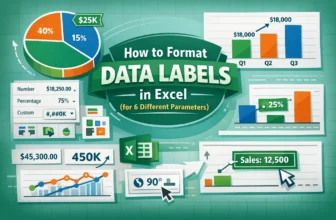 featured image - how to format data labels in excel