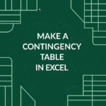 featured image - how to make a contingency table in excel