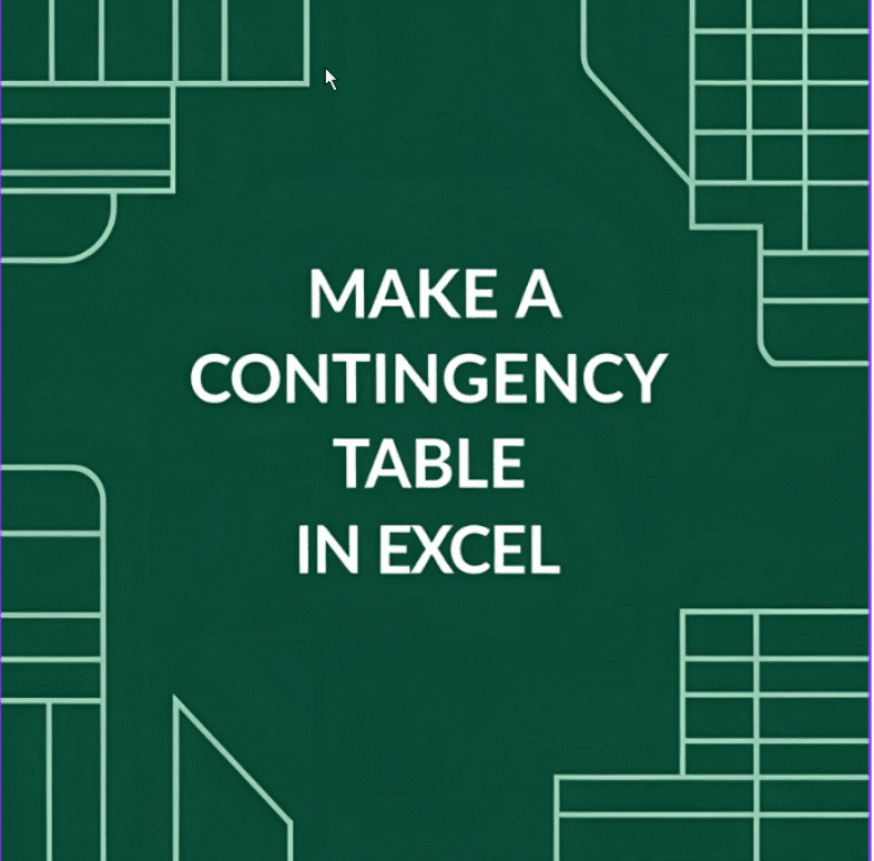 featured image - how to make a contingency table in excel