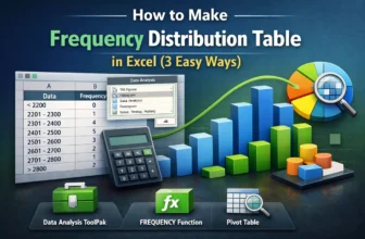 featured image - how to make frequency distribution table in excel