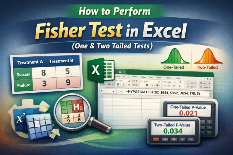 featured image - how to perform fisher test in excel