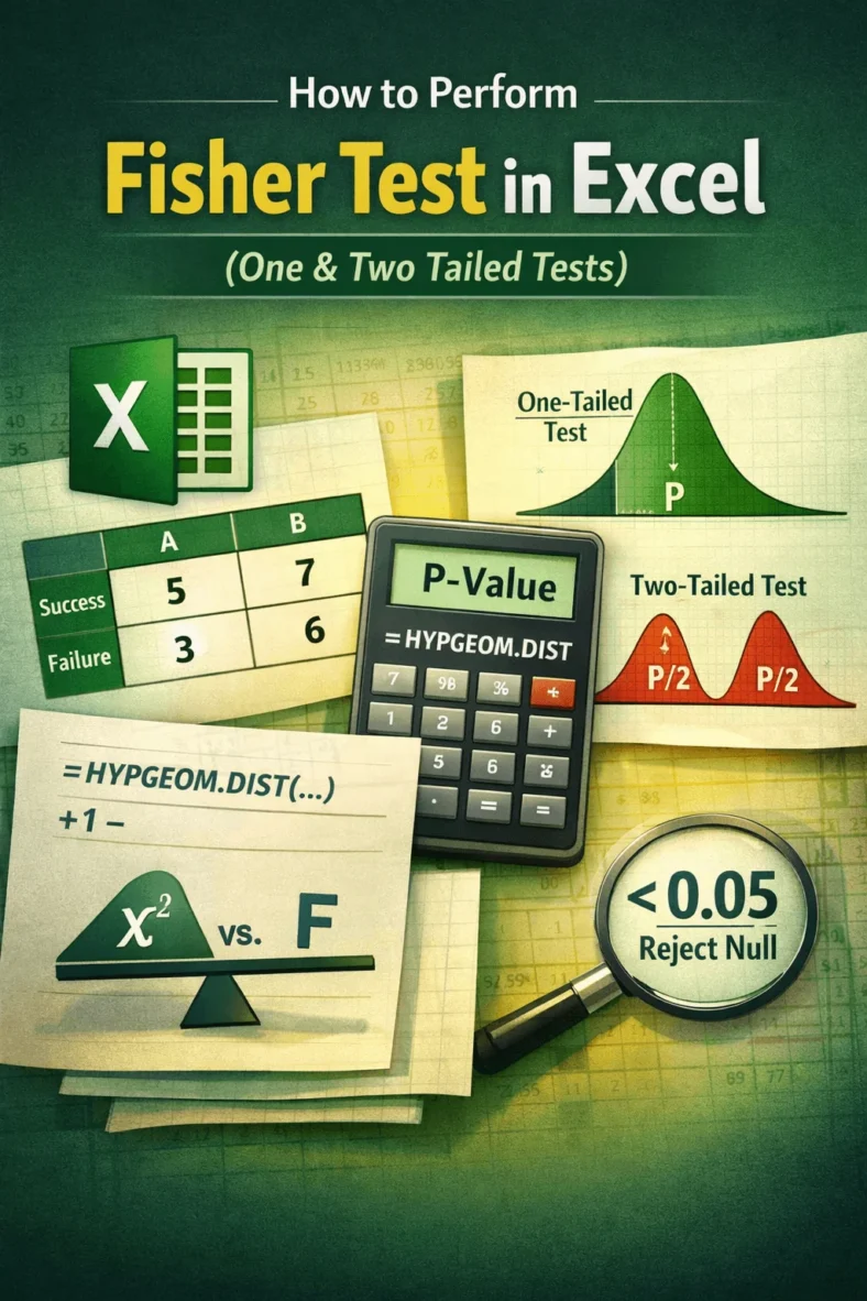 featured image - how to perform fisher test in excel