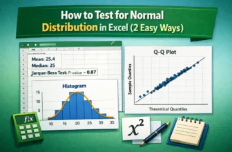 featured image - how to test for normal distribution in excel