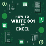featured image - how to write 001 in excel