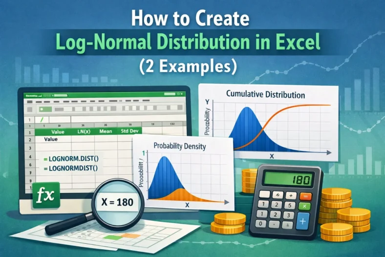 featured image - log normal distribution in excel