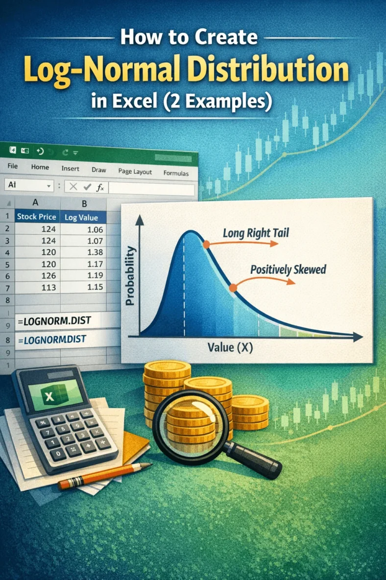 featured image - log normal distribution in excel