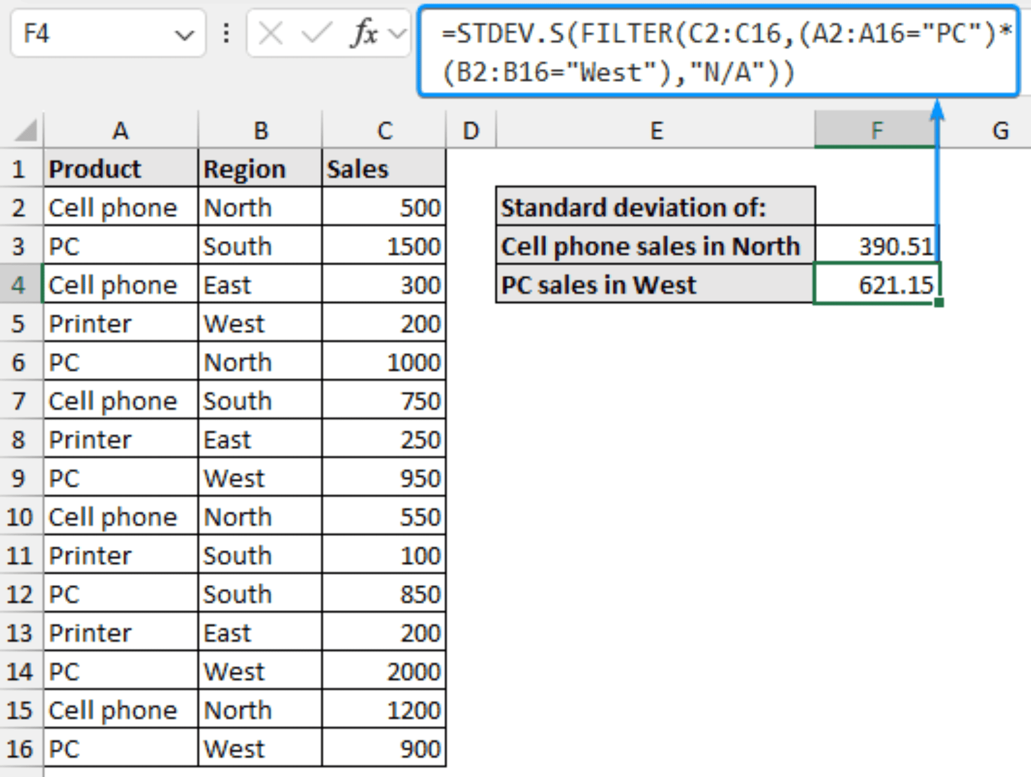 How to Calculate Standard Deviation with IF Condition in Excel - Excel ...