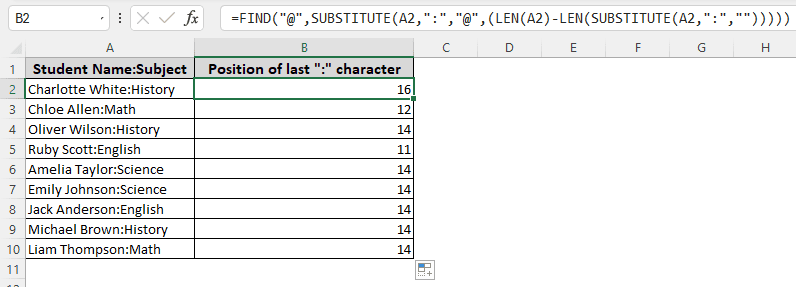 Using FIND-SUBSTITUTE-LEN