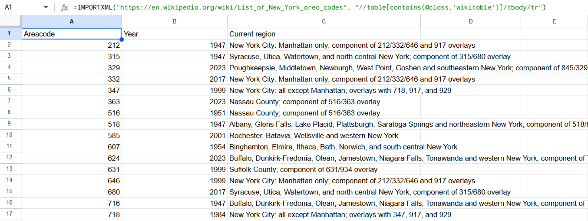 How to Import Data from Website to Google Sheets - Excel Insider