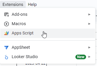 Using AppScript Code
