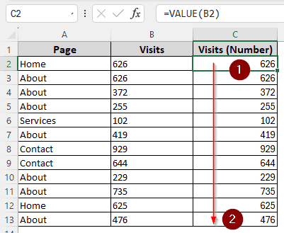 Using a Helper Column