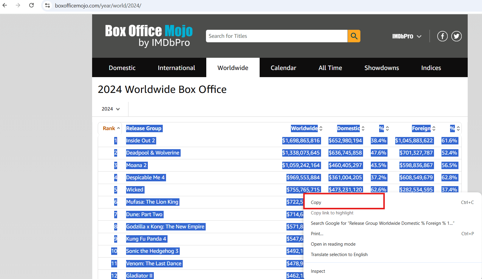 Manually Import Data from Websites with Copy and Paste