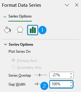 Gap width 100%