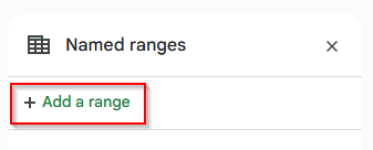 clicking add a range option