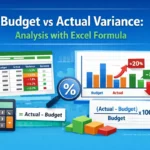 featured image- budget vs actual variance analysis with excel formula