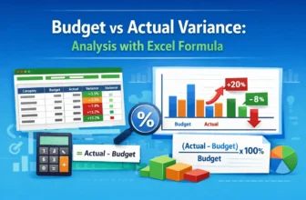 featured image- budget vs actual variance analysis with excel formula