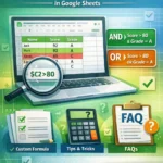 featured image - conditional formatting based on another cell in google sheets