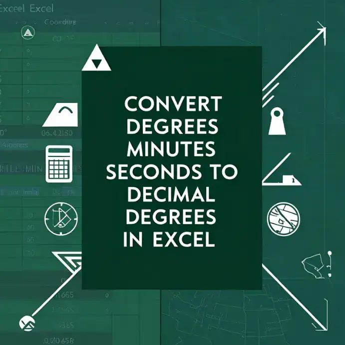 Convert Degrees Minutes Seconds to Decimal Degrees in Excel - Excel Insider