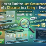 featured image - excel find last occurrence of character in string