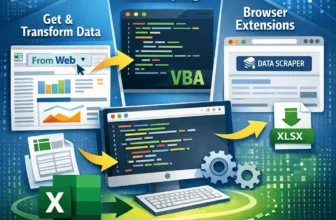 featured image - extract data from website to excel automatically