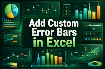 featured image - how to add custom error bars in excel