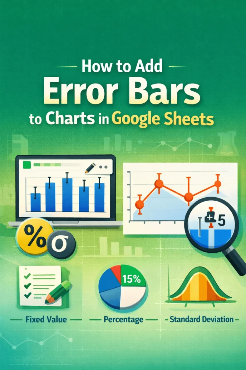featured image - how to add error bars to chart in google sheets