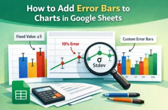 featured image - how to add error bars to chart in google sheets