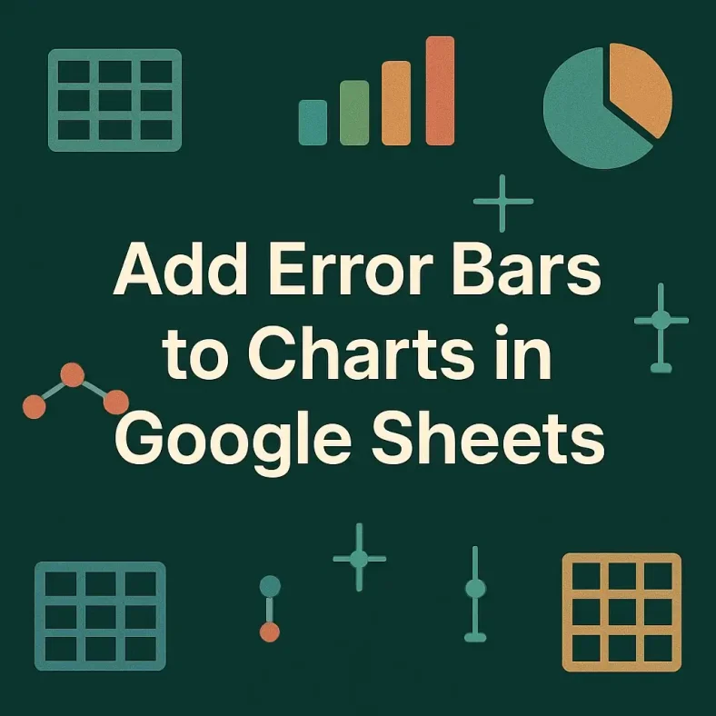 featured image - how to add error bars to chart in google sheets