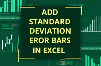 featured image - how to add standard deviation error bars in excel