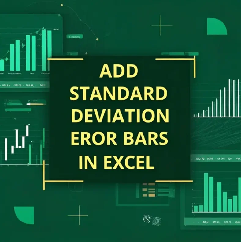 featured image - how to add standard deviation error bars in excel