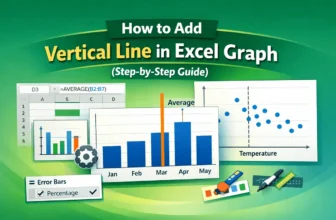 featured image - how to add vertical line in excel graph