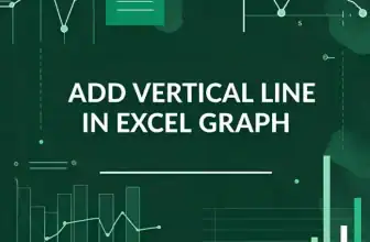 featured image - how to add vertical line in excel graph