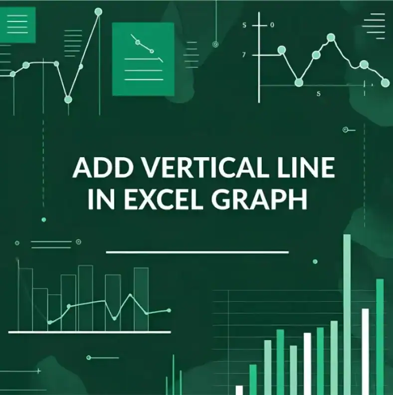 featured image - how to add vertical line in excel graph