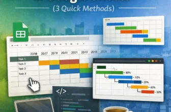 featured image - how to build a gantt chart in google sheets