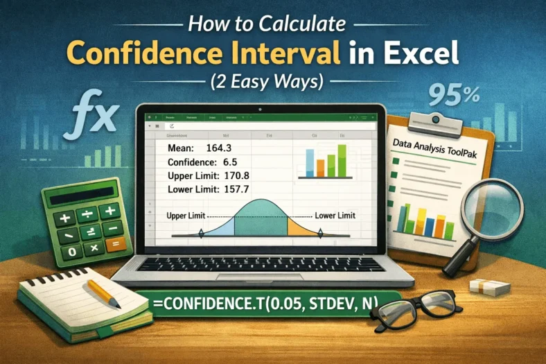 featured image - how to calculate confidence interval in excel