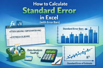 featured image - how to calculate standard error in excel